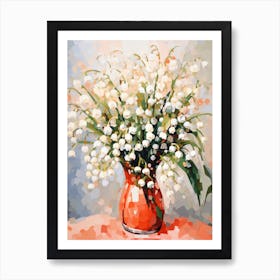 Lily Of The Valley Flower Still Life Painting 1 Dreamy Art Print