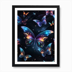 Butterfly Wallpaper 7 Art Print