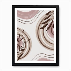Abstract Floral Pattern Art Print