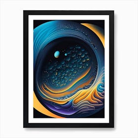 Cosmic Microwave Background Comic Space Space Art Print