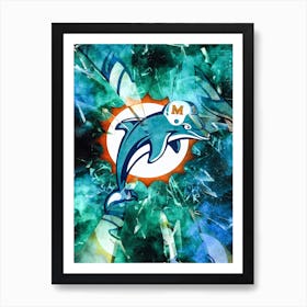 Miami Dolphins Art Print