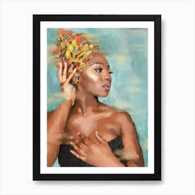 Afro-American Woman Art Print