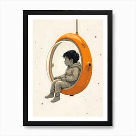 Child In Space Art Print