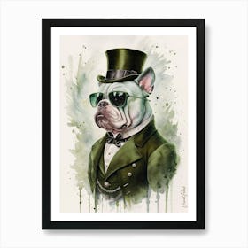 Sir British Bulldog 2 Art Print