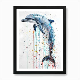 Dolphin Painting Art Print