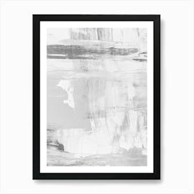 Baby Grey Abstract Art Print