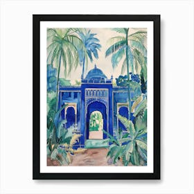 Blue Gate Art Print