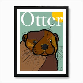 The Otter Art Print