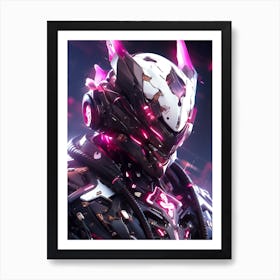 Futuristic Art Panther Art Print