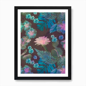 Exotic Gloomy Garden Art Print