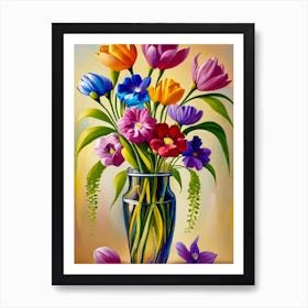 Flowers In A Vase 15 Art Print