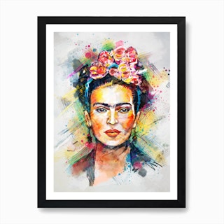 Frida Kahlo in Art Print