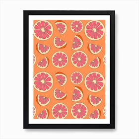 Grapefruit Print Art Print