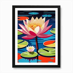 Lotus Flower Art Print