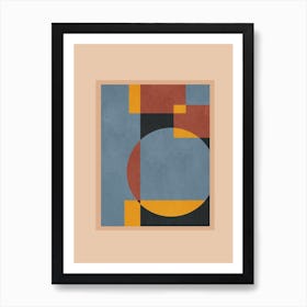 Minimal Geometric Art 1 Art Print