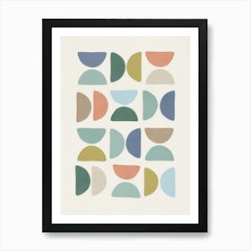 Geometric Shapes 16 2 Art Print