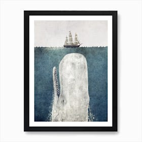 The White Whale Art Print