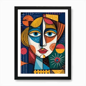 Abstract Of A Woman 32 Art Print