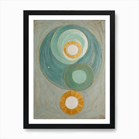 The Abstract Circles Art Print