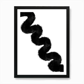 Minimal Black and White Abstract vol. 3 Art Print