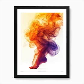 Smoke And Flames 1 Art Print