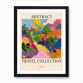 Abstract Travel Collection Poster Vietnam 4 Art Print