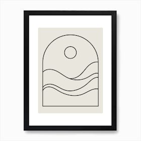 Equinox Line Art Art Print