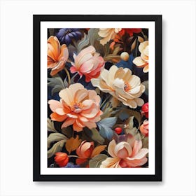 Peonies 1 Art Print