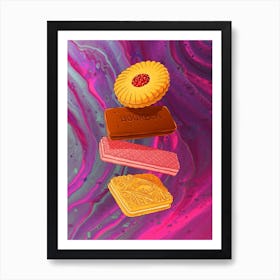 Biscuits Art Print