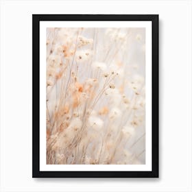 Boho Dried Flowers Gypsophila 3 Art Print