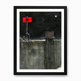 'The Red Flag' Art Print