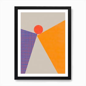 Red Circle Ii Art Print