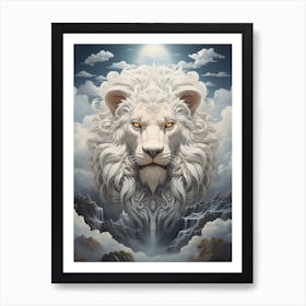 Lion Of The Night Art Print