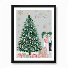 Christmas Tree 14 Art Print