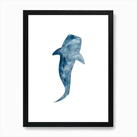 Whale Shark Watercolour Art Print