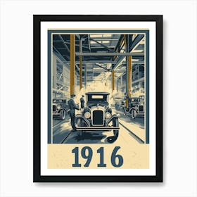 Aihrgdesign A Vintage Industrial Poster Celebrating Automobil 3f2e31c4 18b2 49ae 813d A374b6ecb731 2 Art Print