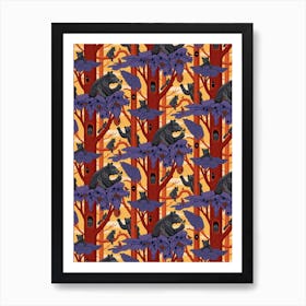 Bear Necessities Tan Art Print