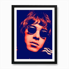 liam gallagher oasis britpop music band 12 Art Print