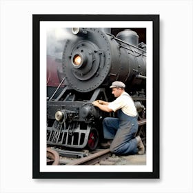 The Old Railroad Reimagined 12 Art Print