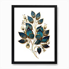 Peacock Wall Art Art Print