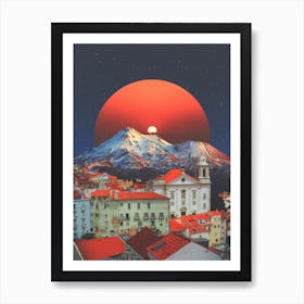 Sunrise Darkness Art Print