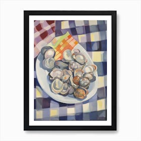 Clams Still Life Painting Art Print