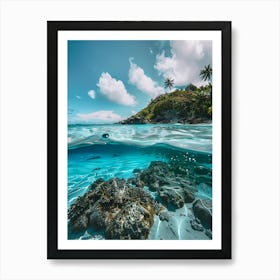 Underwater Seascape 1 Art Print