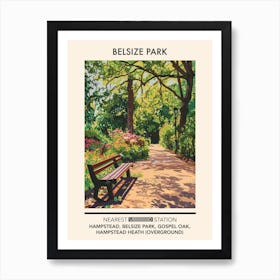 Belsize Park London Parks Garden 2 Art Print