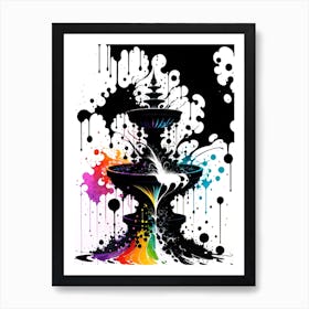 Rainbow Fountain Art Print