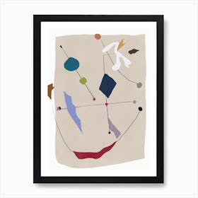 Abstract charms composition x2 Art Print