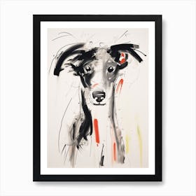 Dog In Ink 3 Art Print