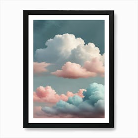 Dreamy Clouds Art Print