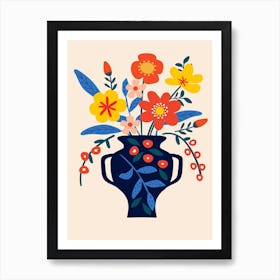 Vase Of Flowers 3 Art Print