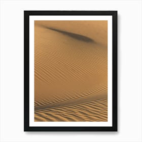 Pattern Of Sand In The Sahara Art Print